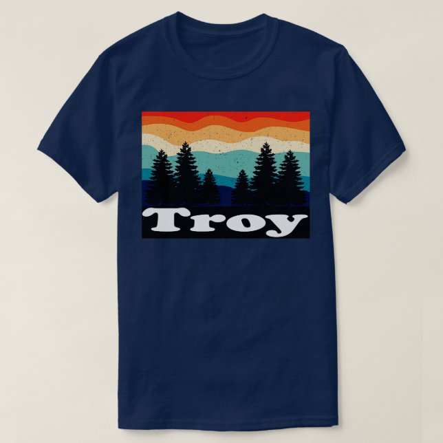 Camiseta Troy Montana Retro (Frente do Design)