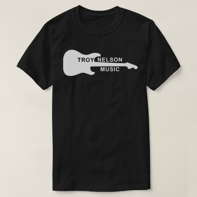 Camiseta Troy Nelson Music Bold Logo (Frente do Design)