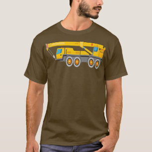 Camiseta Truck Crane Tee Para Homens E Rapazes E Crianças