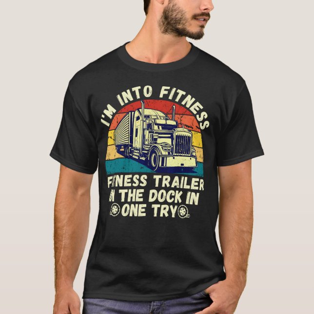 Camiseta Truck Driver Art For Men Pai Women Truck Driver (Frente)