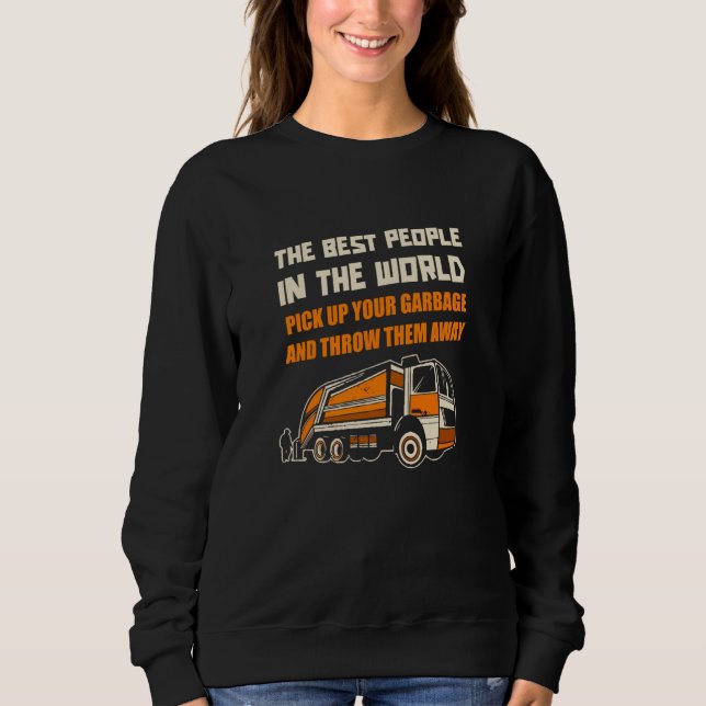 Camiseta Truck Driver Trash Trucking  Trucker Rig Garbage T (Frente)