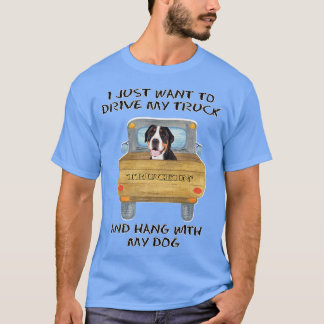 Camiseta Truck Driving Dog Greater Swiss Mountain Dog