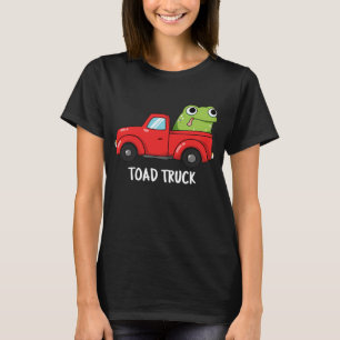 Camiseta Truck Engraçado Tow Caminhão Pun Dark BG