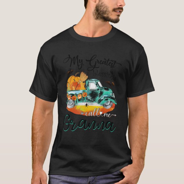 Camiseta Truck Halloween As Minhas Maiores Bênçãos Chamam-M (Frente)