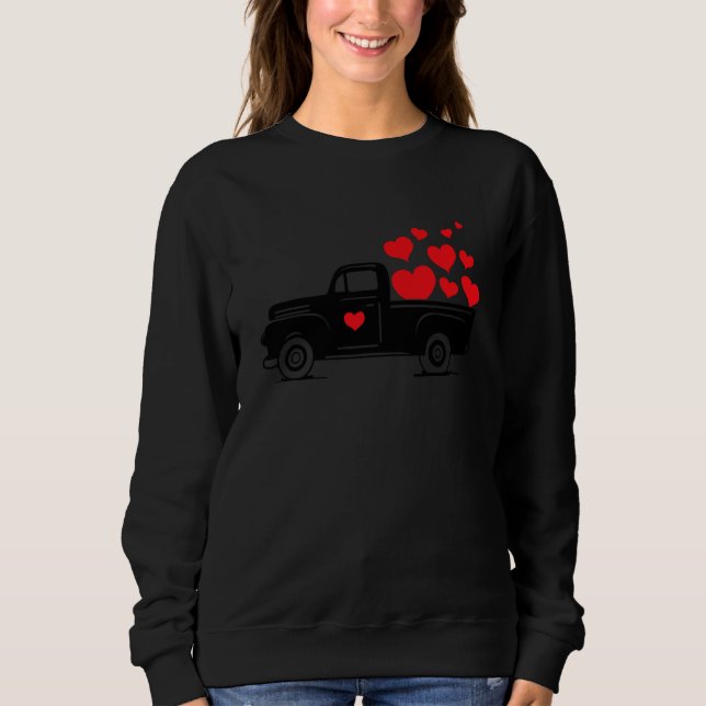 Camiseta Truck Heart Love Valentines (Frente)