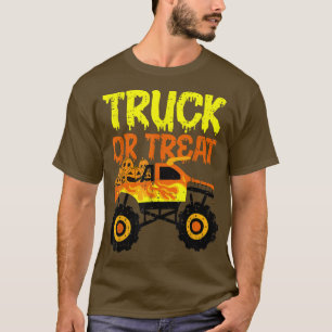 Camiseta Truck Ou Tratar Pumpkins Toddler Boys Halloween Mo