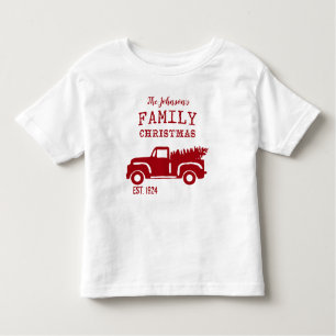 Camiseta Truck Red da Fazenda da Família