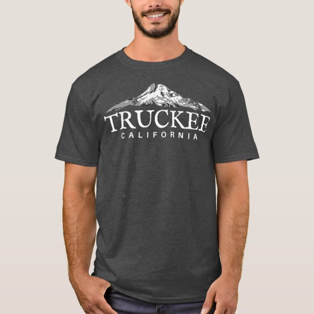 Camiseta Truckee California  Mountain Town (Frente)