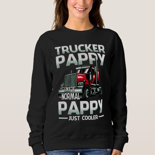 Camiseta Trucker Pappy Like A Normal Pappy Just Cooler (Frente)