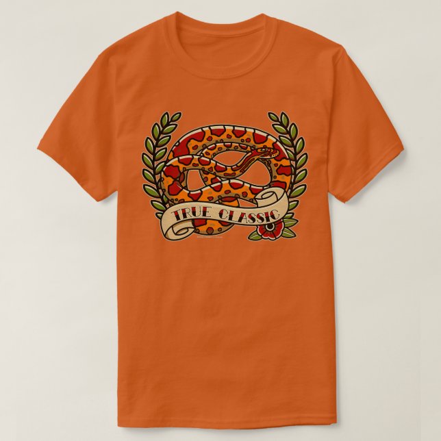 Camiseta True Corn Snake  (Frente do Design)
