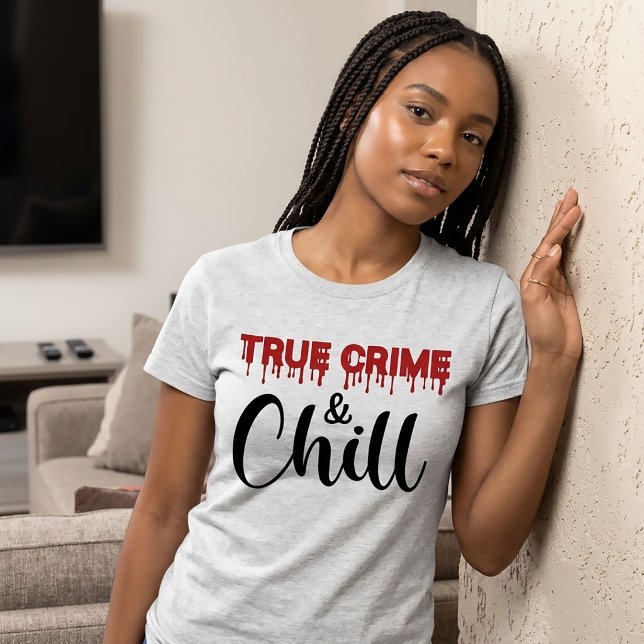 Camiseta True Crime e Chiller (Criador carregado)