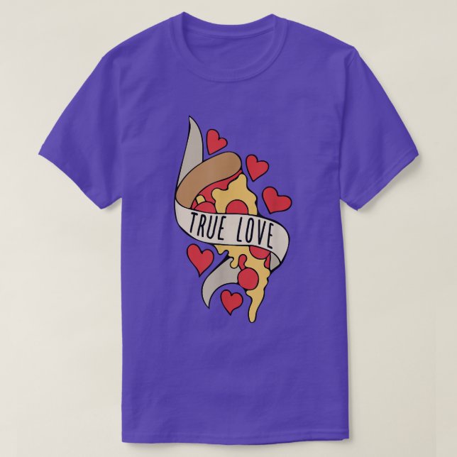 Camiseta True Love É Pizza 33745710 (Frente do Design)