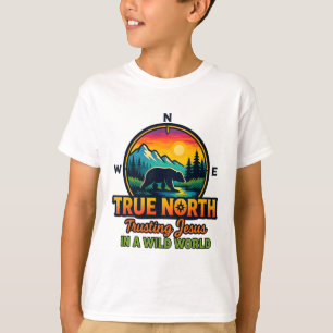 Camiseta True North Vbs 2025 Confiar em Jesus Deserto Chri