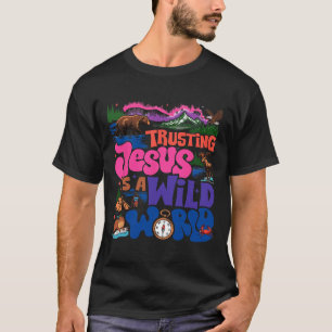 Camiseta True North Vbs 2025 Confiar em Jesus Deserto Crist
