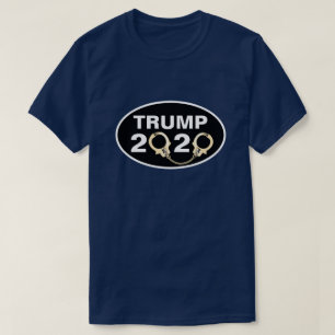 Camiseta Trump 2020 com algemas