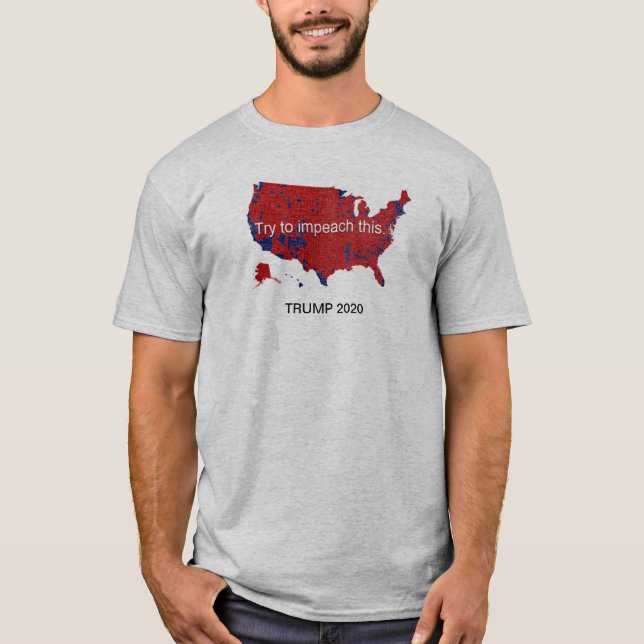 Camiseta TRUMP 2020 - Tente impedir isso. (Frente)