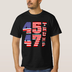 Camiseta Trump 2024 45 47 anti Biden pro trump