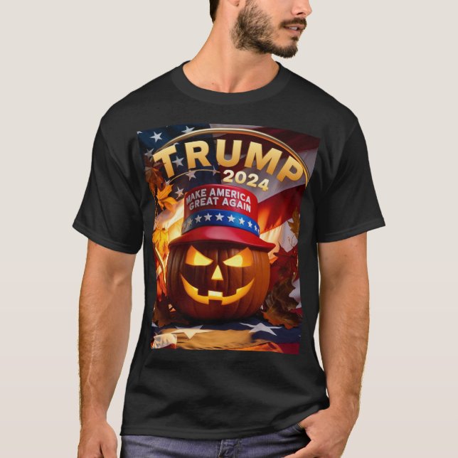 Camiseta Trump 2024: Assustando a Competição! (Frente)