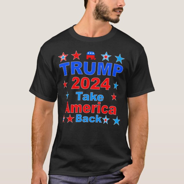 Camiseta TRUMP 2024 - Devolva a América (Frente)