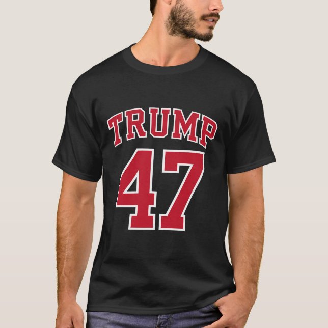 Camiseta Trump 2024 Eleição 47 Vitória do Presidente Inaug (Frente)