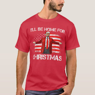 Camiseta Trump 2024 Estarei Em Casa Para O Vermelho De Nata