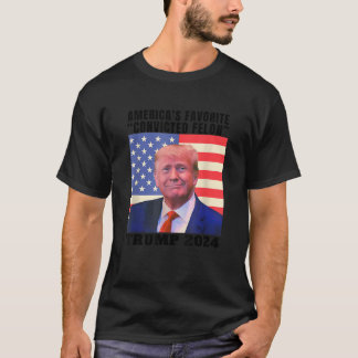 Camiseta Trump 2024 Felon Amer, condenado favorito pela Amé