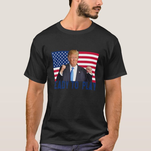 Camiseta Trump 2024 Flag 45 47 Election Save America Novame (Frente)