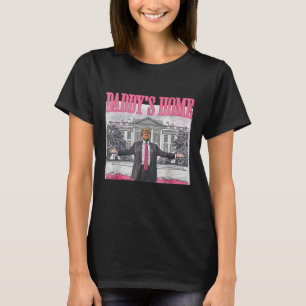 Camiseta Trump 2024 Leve a América Ck Home Trump Pink