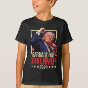 Camiseta Trump 2024 Lixo Eleitoral Para Trump Vote Trump P