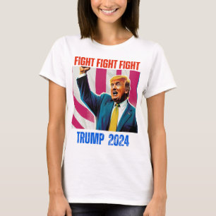 CAMISETA TRUMP 2024 LUTA CONTRA A LUTA