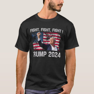 Camiseta Trump 2024 Luta Contra A Luta - Trump Presidente 2