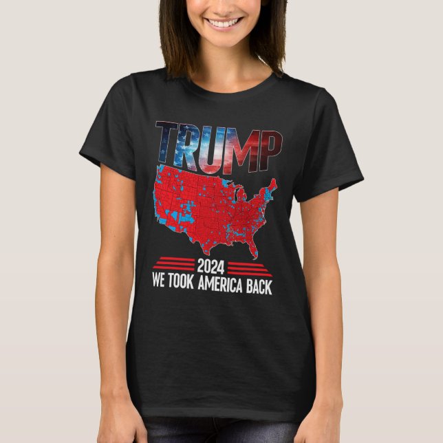 Camiseta Trump 2024 Nós Pegamos Os Resultados Da Eleição Am (Frente)