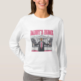Camiseta Trump 2024 Pai Eleitoral Rosa