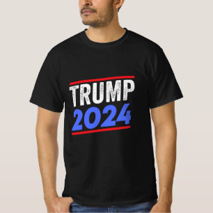 Camiseta Trump 2024 Para A Eleição Do Presidente Donald J