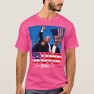 Camiseta Trump 2024 Presidente Trump Shot Trump Para Presid