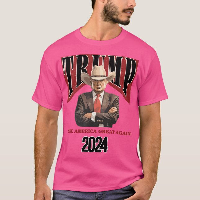 Camiseta Trump 2024 Retire a América (Frente)