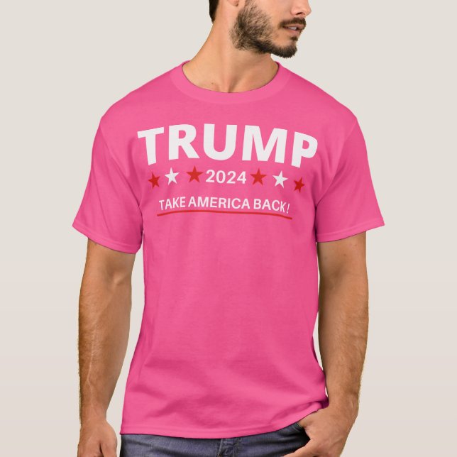 Camiseta Trump 2024 Retire a América (Frente)