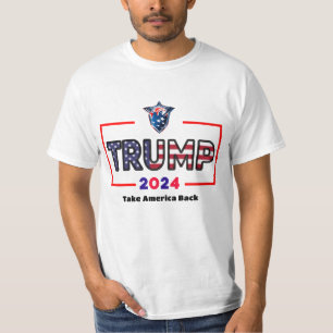 Camiseta Trump 2024, Retire a América FIX América Novamen