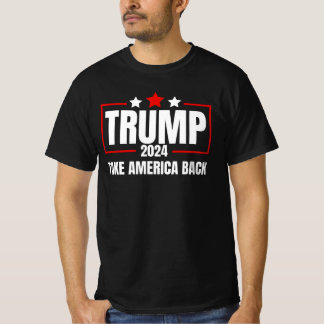 Camiseta Trump 2024 Retome América Homens Mulheres Trump 20