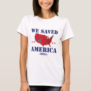 Camiseta Trump 2024 Salvamos os resultados eleitorais de 20
