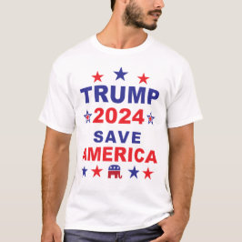 CAMISETA TRUMP 2024 SALVE AMÉRICA