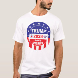 CAMISETA TRUMP 2024 SALVE AMÉRICA