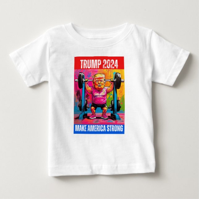 CAMISETA TRUMP 2024 TORNA A AMÉRICA FORTE (Frente)