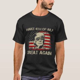 Camiseta Trump 2024 Torne O Excelente De 4 De Julho Novamen
