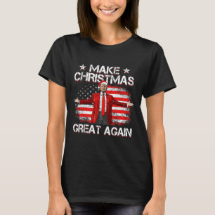Camiseta Trump 2024 Torne O Excelente De Natal Mais Engraça