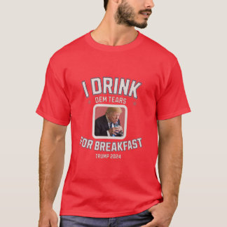 Camiseta Trump 2024- Trump Win- Lágrimas Liberais- Engraçad