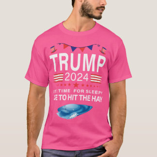 Camiseta Trump 2024Pro Trump Republicanengraçada Anti Sleep