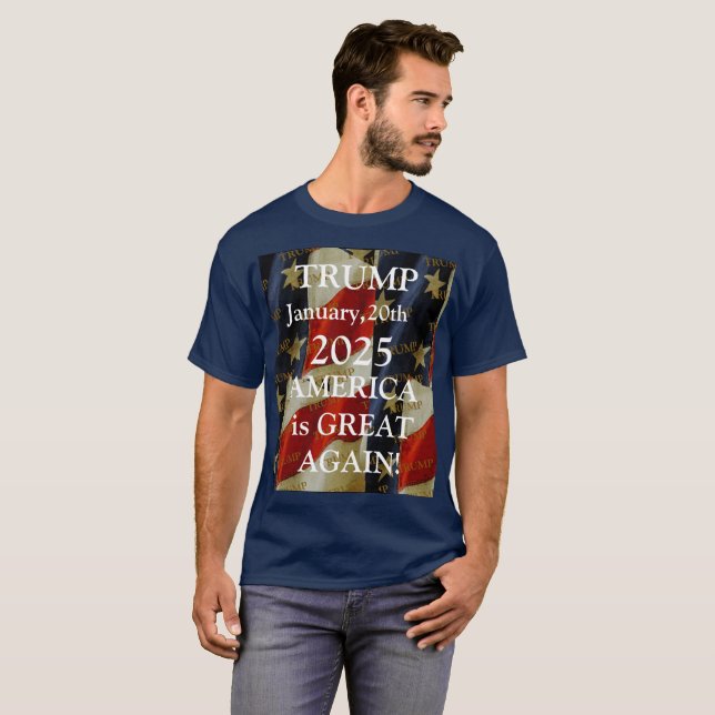 CAMISETA TRUMP 2025 (Frente Completa)