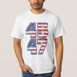 Camiseta Trump 2025 45 47 Bandeira Americana dos EUA o papa