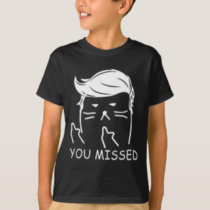 Camiseta Trump 2025 Gato Divertido Você Perdeu